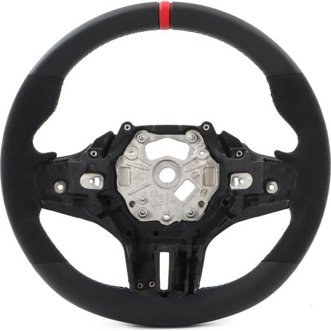 Volant en daim avec coutures Mtri 32302462910 de remplacement pour M3 M4 G80 G82 G83 F4X G2X M Sport (anneau rouge 12 heures) (1/5)