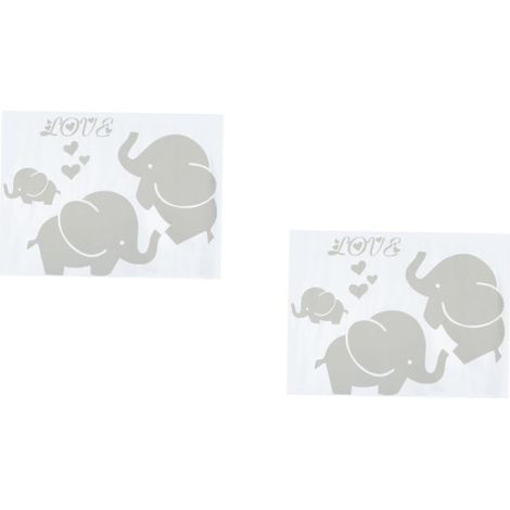 2 Feuilles Autocollant Mural Créatif Décoration Murale Amovible pour Garçon Fille Stickers Animaux pour Chambre Salon Fenêtres et Plus (1/5)