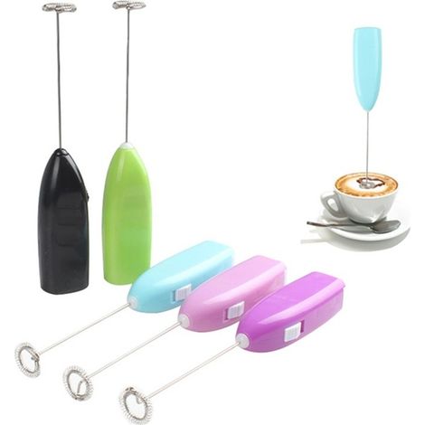 Küchenmixer, praktischer Eierquirl, Milchaufschäumer und Kaffeebereiter. (1/4)