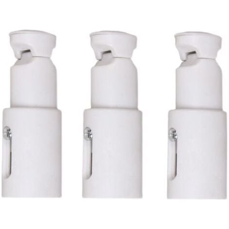 3 Pièces Fixations pour Radiateur Sèche Serviette, Support de Fixation pour Radiateur, Convient aux Radiateurs de Salle de Bains Droits ou Courbés (1/5)