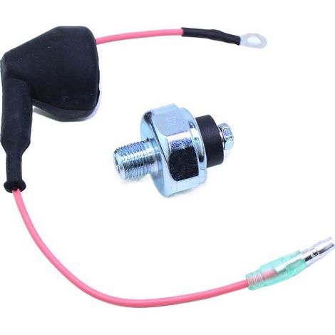 Sensor de aceite para motor fueraborda Yamaha de cuatro tiempos de 9,9 a 15 CV, compatible con los números de pieza 66M-82127-10 y 62Y-82504-10. (1/3)