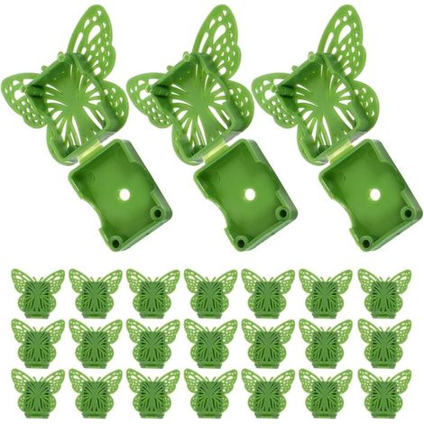 Clips Auto-Adhésifs Invisibles pour Plantes Grimpantes 40 Pièces Support Mural en Plastique Robuste Fixation Discrète pour Jardinière Murale Jardin (1/5)