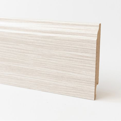 BATTISCOPA 120X14 MDF BAROCCO 240 CM ROVERE SBIANCATO- 5,0 pz