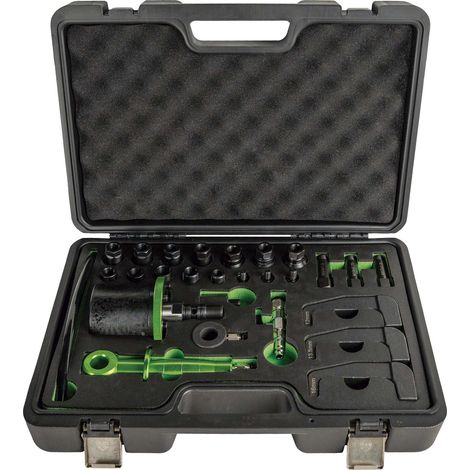 JBM54737 Kit d’extracteur d’injecteur pneumatique – Clé pneumatique – Couple élevé pour injecteurs bloqués – Compatible Bosch, Cummins, Siemens