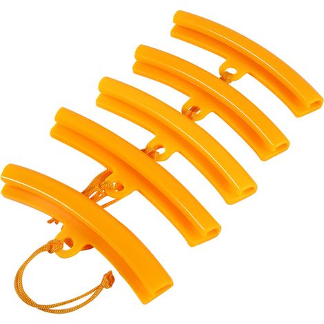 5x voiture de pneu de voiture RIM RIM Protecteur Prot Tire Talage de roue Attache des épargnants orange. (1/5)
