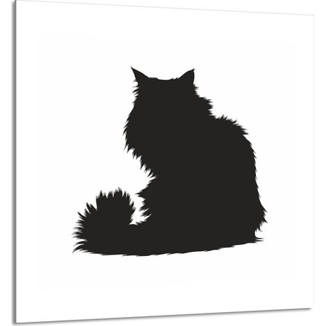 Panneau de verre POUR la cuisine 60x65 Chat (1/5)