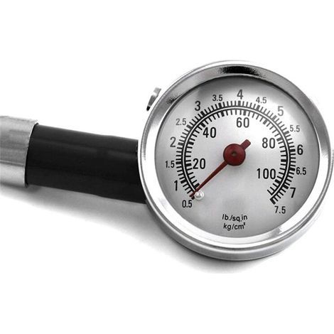 Testeur de Pression D'Air pour Voiture, Vélo, Moto, 0-100 Psi, Moniteur de Pression des Pneus, Testeur de Pression D'Air (1/2)