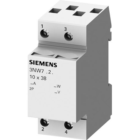 Siemens zylindrischer Sicherungshalter 3NW7 2P 32A 10.3X38 2M 3NW7023 (1/2)