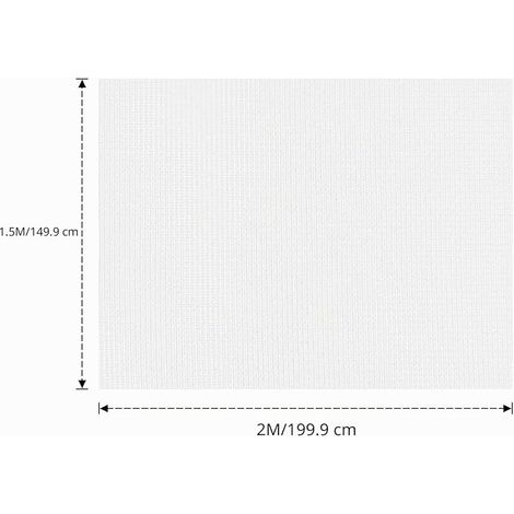 Mosquito Net Roll 150 x 200 cm, DIYCUT Fiberglass White, 17 Meshes for Door Window Soft Invisible Transparent to Prevent Mosquitoes and Insects Fibreglass Insect Screen Stable Anti Listening (1/4)
