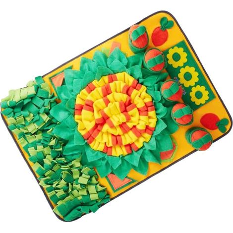 Tapis de fouille pour chien durable et antidérapant stimulation interactive développe les capacités de recherche et l’odorat (chiens de petite et moyenne taille) (1/5)