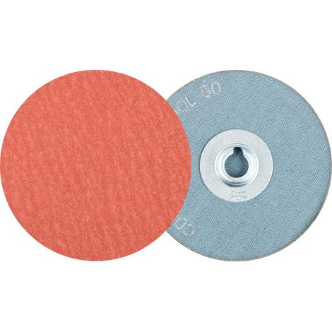 PFERD TOOLS COMBIDISC Keramikkorn Mini-Fiberscheibe CDF Ø 75 mm CO-COOL80 für Stahl und Edelstahl 50 Stk (1/4)