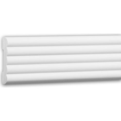 Panel Moulding 151356F Profhome Dado Rail Flexible Moulding Decorative Moulding contemporary design white 2 m