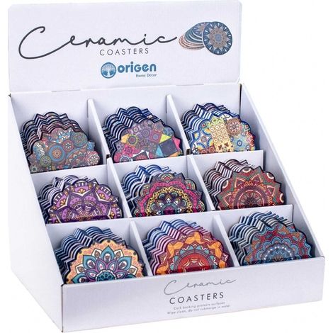 Signes Grimalt Pali di cucina  Post con espositore 72u Multicolor Coasters 11x11x1cm 26332