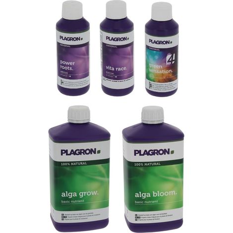 Pack engrais Alga PLAGRON en litre + stimulants