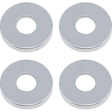 Rosace Robinet Mitigeur Douche 4 Pièces Chromées Rosasse Ouvrante Robinetterie Ø 26mm (3/4 ") Acier Inoxydable Rosace Plomberie Plate Basse for Cuisine Salle de Bain (1/2)