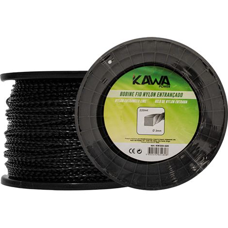 Kawapower Fil nylon hélicoïdal 3 mm 220 m (1/2)