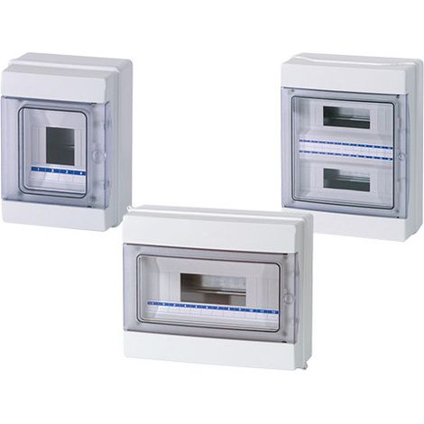 Centralita de pared estanca de 24 módulos 300x400x140mm – FG14524 – IP65 con puerta fumé – FAEG