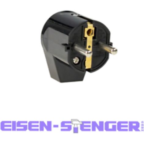 as Schwabe Schutzkontakt Winkelstecker, schwarz 45042