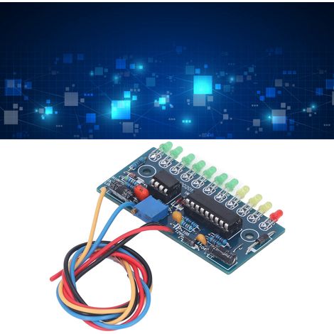 Indicateur de niveau audio LED LM3915, préamplificateur d'instrument VU DIY, amplificateur de puissance (1/5)