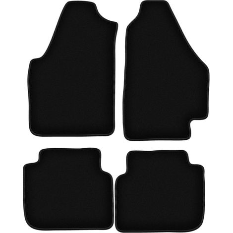 Tappetini BASIC in velluto nero per: Fiat Idea monovolume (2003-2010) (1/5)