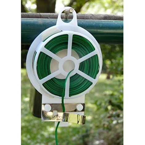 Filo di ferro plastificato vilmorrin, colore verde, con taglio - 100 m (1/3)