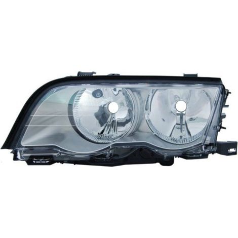 Phare avant gauche chromé H7/H7 BMW Serie 3 E46 phase 1 1998-2001