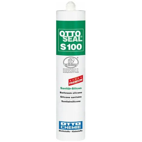OTTOSEAL S100 Premium-Sanitär-Silikon 300ml C02 grau