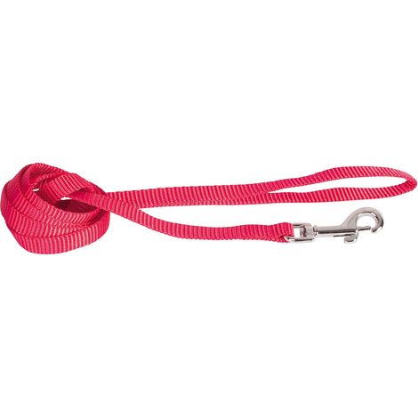 Laisse simple nylon rouge Gamme Essentiel