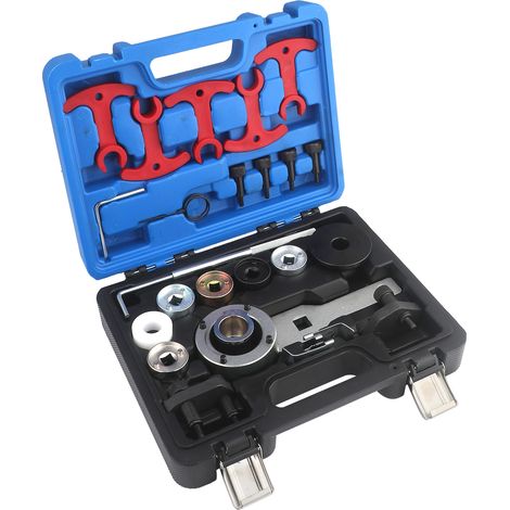 Herramienta de Ajuste del Motor Automóvil compatible co VW 2.0T/A3 A4 A5 A6 Q5 TT/TT Quattro, Kit de Herramientas de Sincronización la Correa Distribución para Motores EA888 1.8 2.0 TSi TFSi 2006-2018 (1/5)