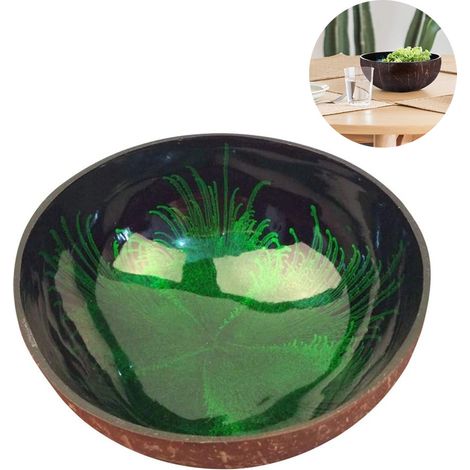 Bol En Coquille De Coco - Résistant Naturel Pour Clés Ou Bonbons - Décoration Intérieure Écologique - Unité (1/5)