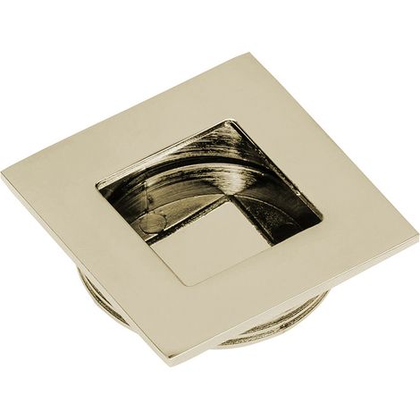 MANIGLIA DA INCASSO D 35X40 MM NICHEL- 1,0 pz