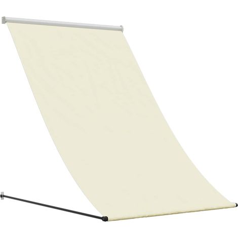 Maison Exclusive - Markise Einziehbar Creme 100x150 cm Stoff und