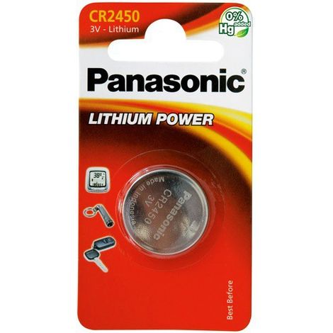 pile bouton au lithium 3V CR2450 (1/4)