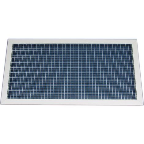 Grille de reprise à mailles fixes alu D 200 x 150 mm S&P (UNELVENT) 852470