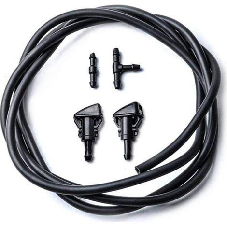Kit de boquillas para limpiaparabrisas para Chrysler/Dodge/Jeep/Ram, manguera de 2 m con 2 conectores, número de pieza 5303833AA (1/4)