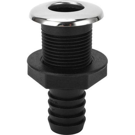25-mm-Rumpfdurchführung aus schlagfestem, wasserdichtem und strapazierfähigem Nylon. Rumpfdurchführung für Boote. (1/5)