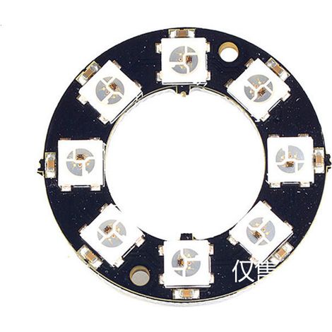 Carte de développement pour anneau lumineux RGB intelligent WS2812 5050 RGB 8 bits (1/2)