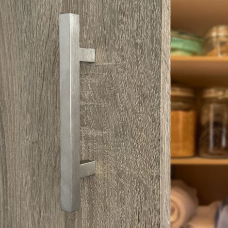 Ouvre&Déco – Poignée de meuble KOSE, métal nickel mat entraxe 96 mm