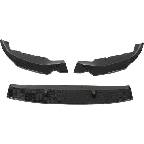 Kit de 3 labbroirs avant bouclier ABS style carbone G30 G31 520i 525i 530i 2021+ aero pour Serie 5 standard (1/5)