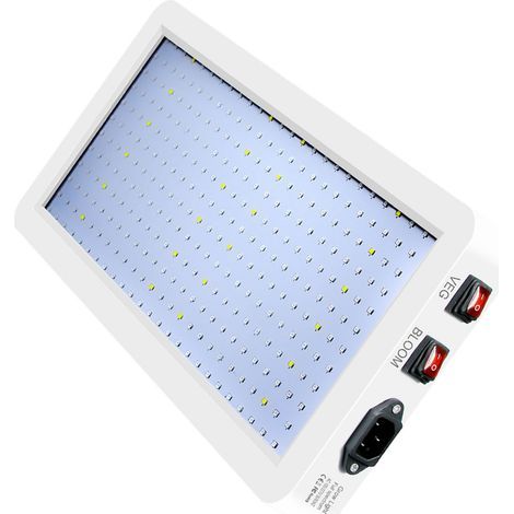 Lampe de culture LED 2000 W, pour plantes d'intérieur, 312 LED à spectre complet, double interrupteur pour légumes et fleurs, étanche IP65, lampes de culture de plantes suspendues, semis, fleur