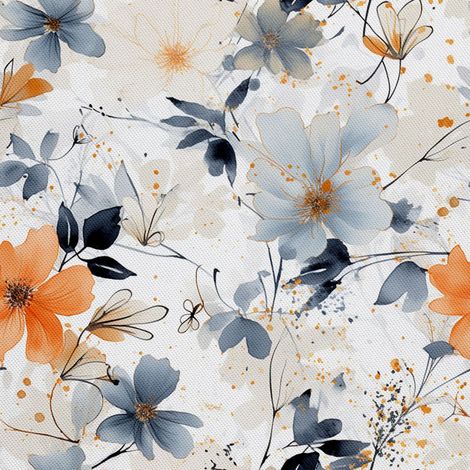 Tela decorativa para exteriores Oxford - Flores - DX2694 (1/5)