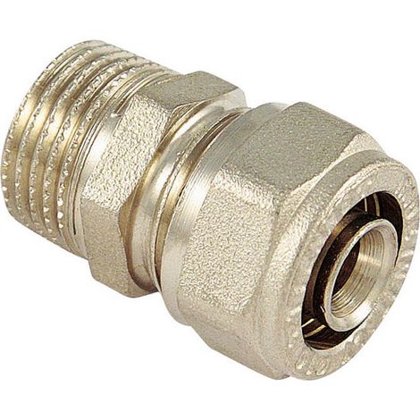 5PZ RACCORDO PER TUBO MULTISTRATO diritto maschio mis. 20x1/2