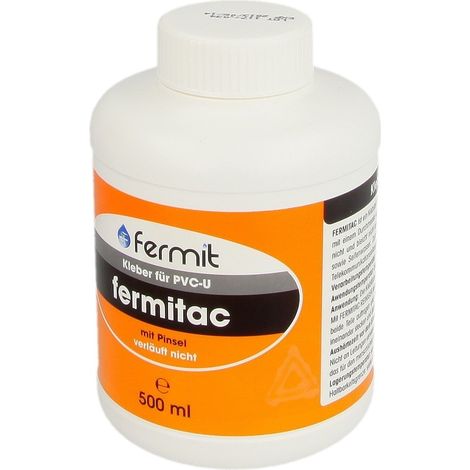 Adhésif Fermitac 500 ml flacon avec brosse adhésif PVC-U