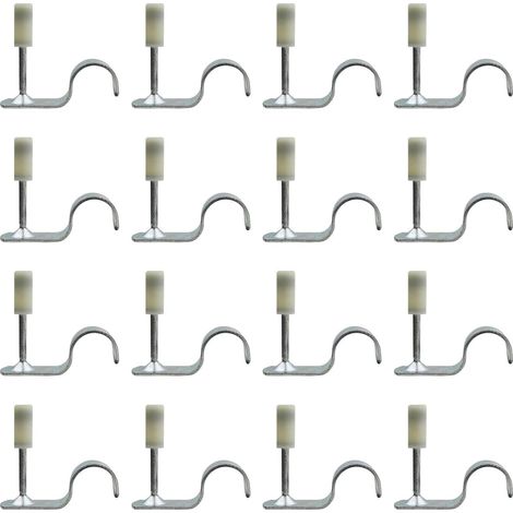 Set di chiodi per soffitti, 100 pezzi, clip per chiodi per soffitti in cemento, chiodi professionali in acciaio legato resistente all'usura, mini pistole (chiodi a clip tubolari) (1/5)