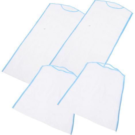 Juego de 4 bolsas de secado de malla para almohadas y ropa, diseño a prueba de viento, tendederos grandes y pequeños para suéteres, aptos para uso en exteriores como cojines.