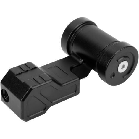 FOREHILL Pommeau de levier de vitesse en T en alliage d'aluminium avec adaptateurs de remplacement pour Acura Black (1/4)