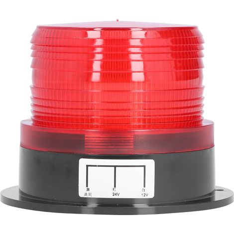 Gyrophares à DEL étanches, feux stroboscopiques de signalisation pour voitures, camions et autobus scolaires (rouge) (1/5)