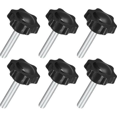 6Pcs Boutons Étoile M8 x 40mm Bouton de Serrage (1/5)
