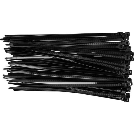 Fascette per cavi 4,8 x 200 mm, 75 pezzi, nere (1/5)