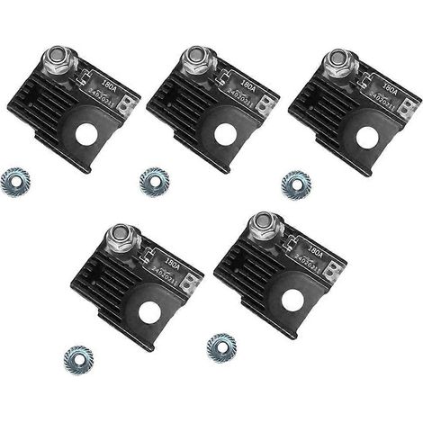 Lot de 5 fusibles de batterie automobile 180 A, référence 18790-01319, 1879001319, pour Kia et Hyundai Tucson IX35, Santa Fe et Tucson (2015-2018), référence 91980-3X010 (1/5)